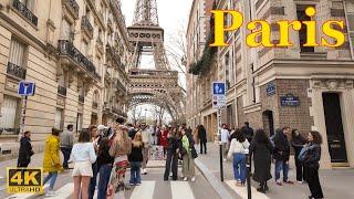 Paris, France - Paris Spring 2024 - 4K HDR Walking Tour  | Paris 4K | A Walk In Paris