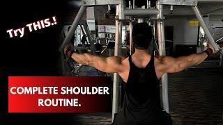 Try This ! Complete Shoulder Routine | Zubair Safi | Monster Biceps