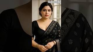 Her Beautiful Smile Just Took Over the Internet  | AI Saree Beauty or Real Angel #shorts #aisaree