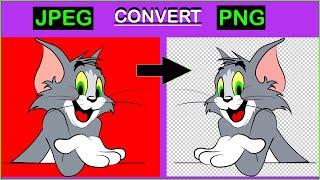 HOW TO CONVERT JPG PHOTOS to PNG QUICKLY | Adobe Photoshop CC TUTORIAL | HOW TO MAKE A PNG IMAGE