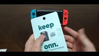 How to add 128GB micro SD card to your Nintendo Switch!