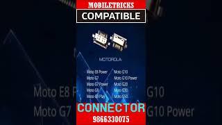 Compatible Charging Connectors | mobiletricks | syam | 9866330075 | #repair #electronic #tech #smart