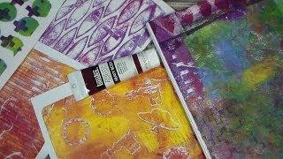 Gelli Arts Printing Plate Review and Demo!