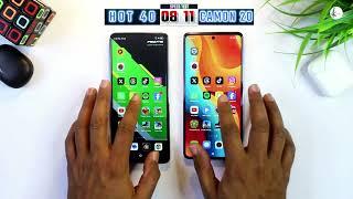 Infinix Hot 40 (G88) Vs Tecno Camon 20 (G85) Speed Test