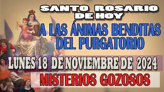 SANTO ROSARIO A LAS ANIMAS BENDITAS DEL PURGATORIO DEL DIA HOY LUNES 18 DE NOVIEMBRE DE 2024