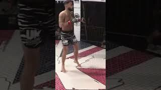 DROPPED WITH A HEAD KICK 🫣 #mma #fight #mmafighting #boxing #ukfc