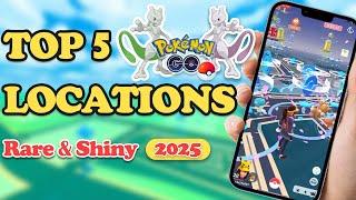 Rare/Shiny Pokemon Go Map in 2025: The 5 Best Places for BEGINNERS [Tips]