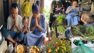 Fish lay anda Parna vayo wow organic mukbang @oye village life
