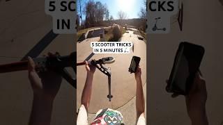 5 scooter tricks in 5 minutes  Ryan Orell #shorts #maddgear #shortvideo #challenge #gopro #tricks