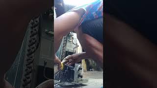 split type non inverter repair replace compressor @alfredaquinde