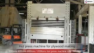 Plywood hot press machine Plywood laminate hot press machine