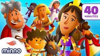 8 TRUE Bible Characters for Kids | 40 Minutes of Bible Stories for Kids