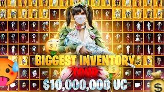 Biggest Inventory Tour $10,000,000 UC Pubg Mobile - MR LOL