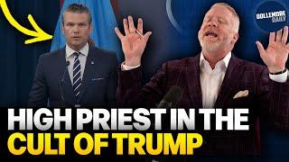 Pete Hegseth LEADS WORSHIP SERVICE OF DONALD TRUMP at Pentagon!!!