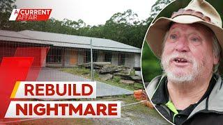 Grandfather fears home destroyed by fire will never be rebuilt | A Current Affair