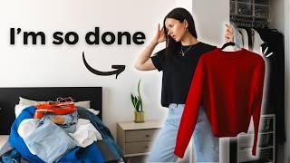 I Decluttered My ENTIRE Wardrobe in 1 Day