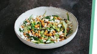 Gehobelter Spargelsalat | shaved asparagus salad | Living The Healthy Choice