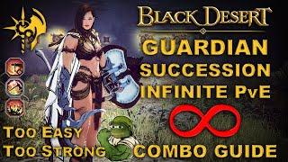 BDO | Guardian Sucession Ultimate Combo Guide All-N-One PvE Only | Addons | Too EASY & Too STRONG