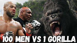 What Happens When 100 Men Face ONE Gorilla