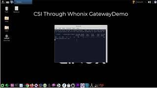 CSI Linux 2021 1 - Using Whonix Gateway for Tor