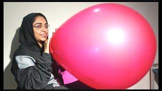 ASMR GIRL BLOWING BIG BALLOON | B2P |