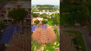 Kalyani ITI More Luminous Club Durga puja pandel preparation 2025 Kalyani ITI More Durga puja 2025