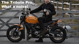 Join me for another evening ride - Scrambler Ducati 1100 Tribute Pro - Raw Exhaust sound