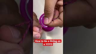 How to Tie a STRING on a YOYO 🪀 #shorts #youtubeshorts #yoyotricks