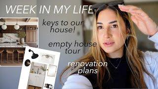 empty house tour & renovation plans!