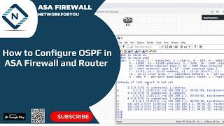 15.How to Configure OSPF in ASA  Firewall and Router | ASA | Networkforyou