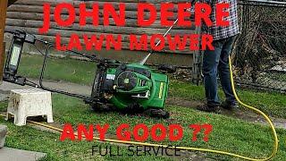 LAWN MOWER SERVICE.  MODEL: John Deere JS48 #FrugalWithJohn