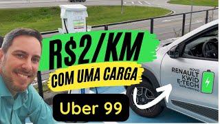 ️ Uber de Carro Elétrico: Quanto DURA uma Carga de Bateria?