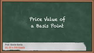 Price Value of a Basis Point - Understanding Fixed Income Risk and Return - Fixed Income