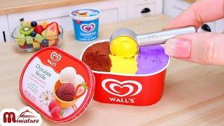 Wall's 3 in 1 Ice Cream  Perfect Mini Summer Dessert by Miniature Cooking