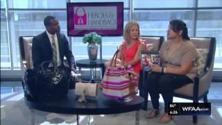 WFAA features Vanessa Fox Hero Bag recipient