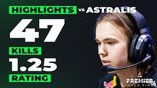 Spirit DONK HIGHLIGHTS vs ASTRALIS - BLAST Premier World Final 2024