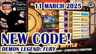 NEW CODE Demon Legend Fury 2 Giftcodes & Redeem Codes 11 March 2025 - Mobile Game (Android/IOS)