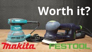 Cheap Makita sander vs expensive Festool Rotex | Is it worth it?