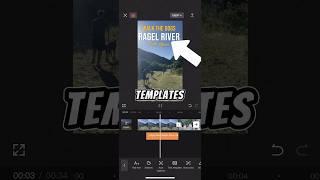 How to use text templates in CapCut Mobile #capcut #videoediting #capcuttutorial #travelvideo