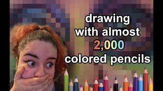 Drawing With Every Colored Pencil I Have - isabella.drawsss