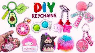 12 AMAZING DIY KEYCHAINS - How To Make Cute Key Chains