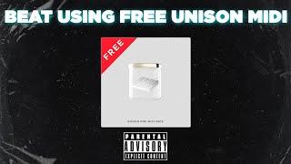 I made a fire beat using the FREE UNISON MIDI PACKFL Studio 20 Tutorial