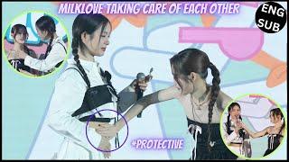 [MilkLove] MY PROTECTIVE GIRLFRIEND During 1st Fanmeet in Macau | MilkLove taking care of each other