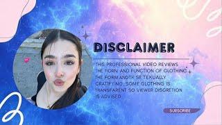4k Transparent Dress Try on Haul[ Streetwear try on Haul] see through lingerie fishnet outfit try