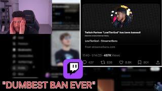 LowTierGod Angry Over Twitch Ban and Streams on Kick