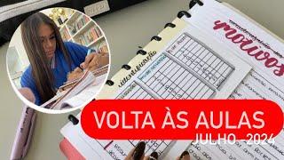 VLOG : VOLTA ÀS AULAS-  PÓS RECESSO JUNINO POR GIOVANNA TELES 