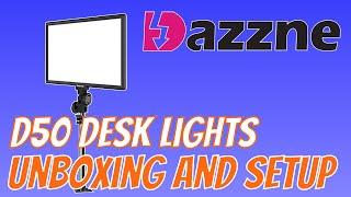 Dazzne D50 Desk Mount LED Light | Unboxing and Setup