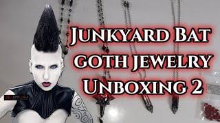 JunkYard Bat Goth Jewelry Unboxing #2 | Madame Absinthe