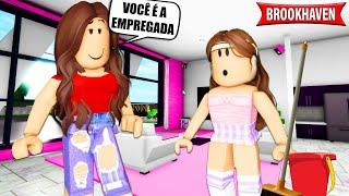 PERDI A MEMÓRIA E MINHA IRMÃ DISSE QUE EU ERA A EMPREGADA! PARTE 1 Historinhas Brookhaven RP Roblox