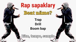 Rap sapaklary #1 Beat näme? (drill, trap, boom bap)